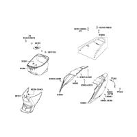 Kåpor bak - sadelfack